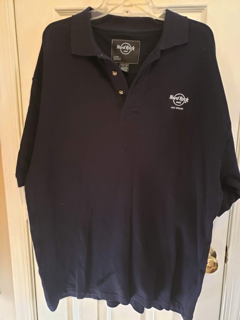 Hard Rock Cafe mens polo shirt Xl EUC